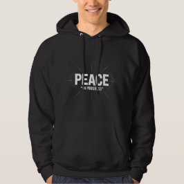 Moletom 'PEACE in progress' T-Shirt
