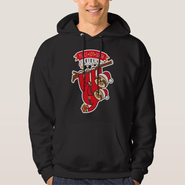 Moletom Peace Joy Sloth (Frente)