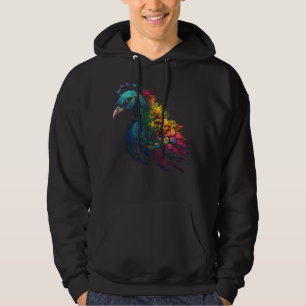 Moletom Peacock Trabalho de arte Animal Motif Peacock