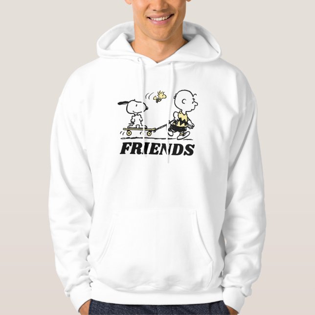 Moletom PEANUTS | Embarque de Skate para Amigos (Frente)