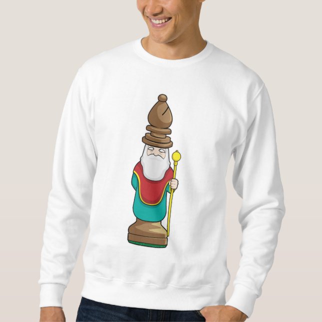 Moletom Peça de xadrez Bishop Chess (Frente)