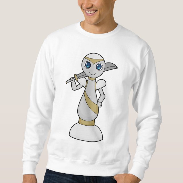Moletom Peça de xadrez para espadas (Frente)