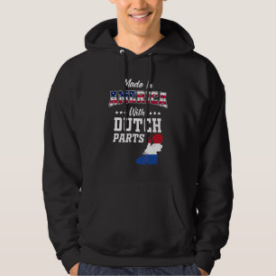 Moletom Peças Holandesa América Mapa Holanda Bandeira EUA 