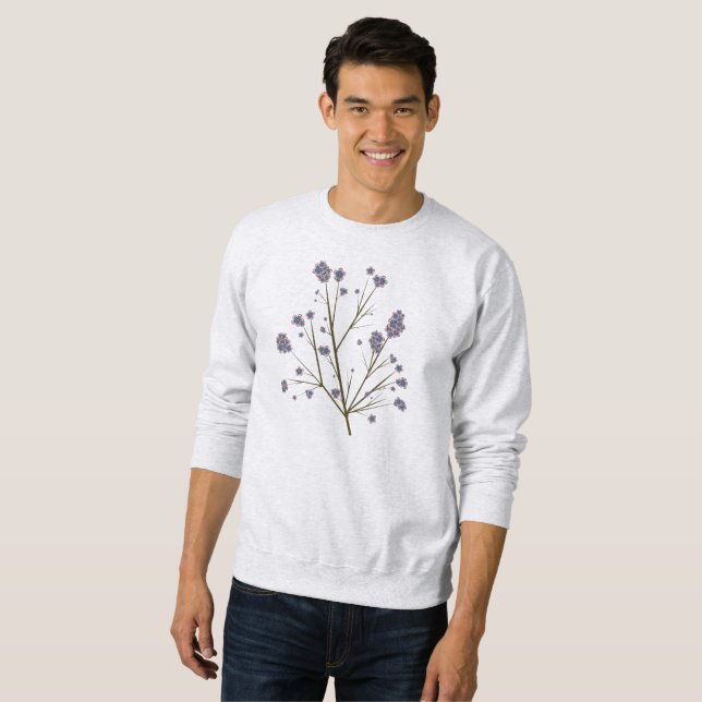 Moletom Peculiar Blooms Unisex Sweet (Frente Completa)