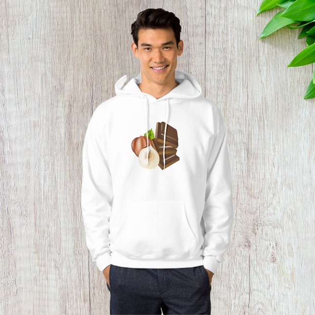 Moletom Pedaços de chocolate Mens Hoodie (Criador carregado)