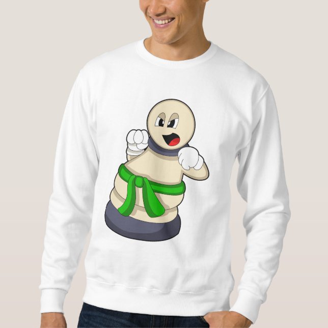 Moletom Pedra do xadrez em xadrez (Frente)