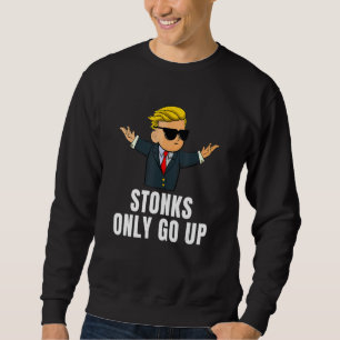 Moletom Pedras só sobem Wall Street Bets Meming Rua Comerc