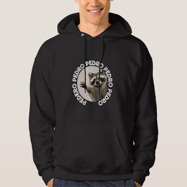 Moletom Pedro Racoon Engraçado Animal Frio Design (Frente)