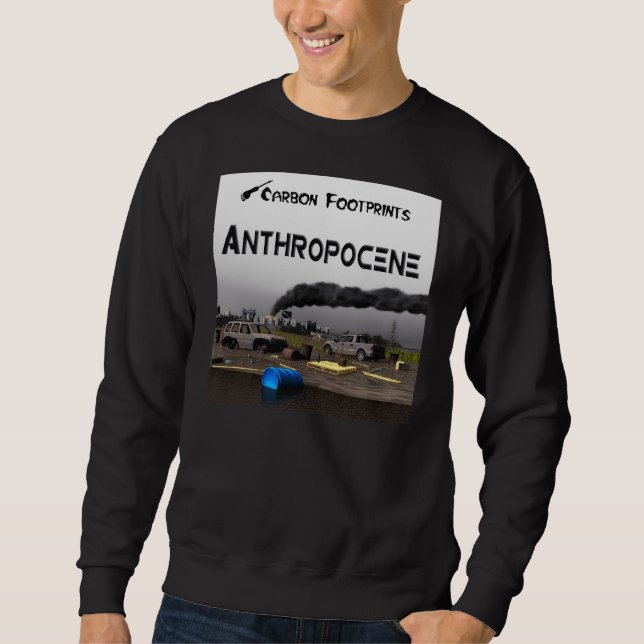 Moletom Pegadas de carbono - Antropoceno (Frente)