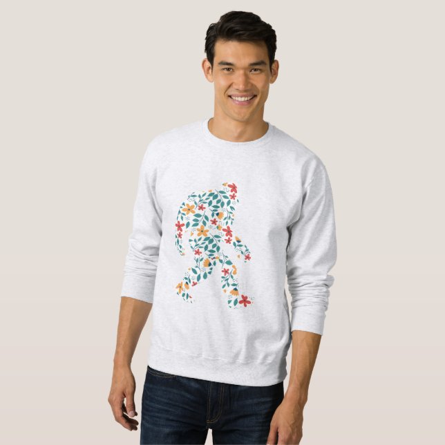 MOLETOM PEGRADA FLORAL    (Frente Completa)