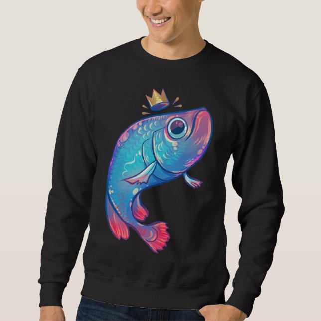 Moletom Peixe Arco-Íris Arowana 378 (Frente)