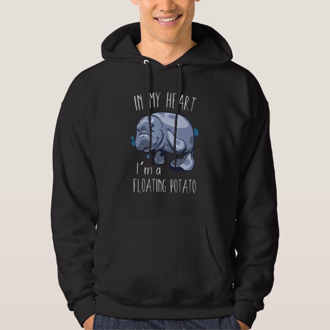 Moletom Peixe-boi Batata Flutuante Vida Marinha 4 (Frente)