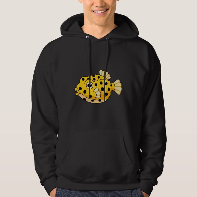 Moletom Peixe-Caixa Amarelo (Frente)