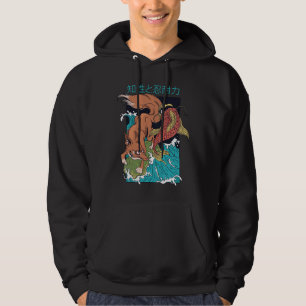 Moletom Peixe Koi com Design Japonês de Raposa