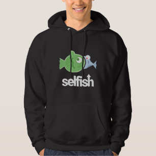 Moletom Peixe Selvagem Tentando Comer Peixe Grande Um Self