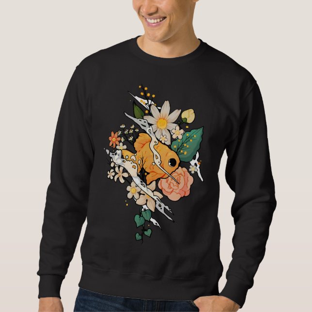 Moletom Peixes Em Flores (Frente)