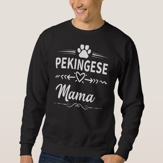 Moletom Pekingese Mama Cachorro Mãe (Frente)