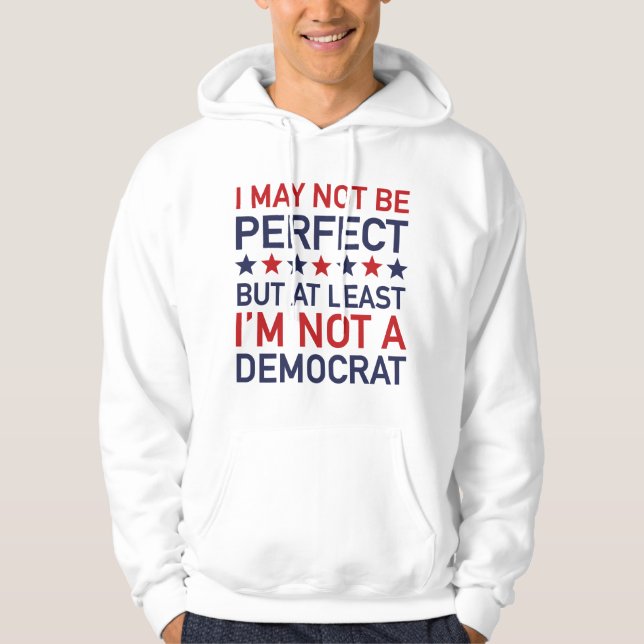Moletom Pelo menos não sou Democrata (Frente)