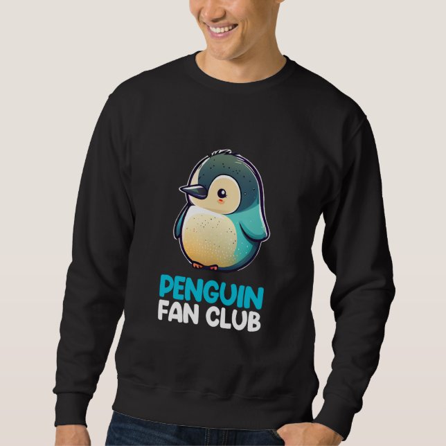 Moletom Penguin Fan Club Penguin Kids Boys Girls  4 (Frente)