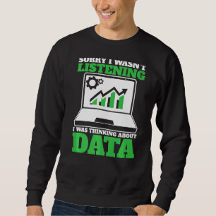 Moletom Pensando na Data Science de analistas de dados