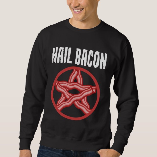 Moletom Pentagrama de Bacon Satânico Satanista Comidaidato (Frente)