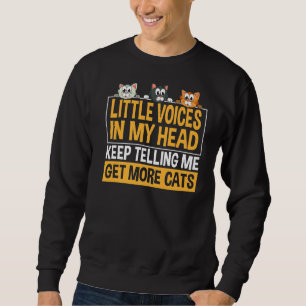 Moletom Pequenas Vozes Na Minha Cabeça Continuam Me Dizend