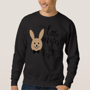 Moletom Pequeno Senhor Hip Hop Cute Easter Bunny Vintage B