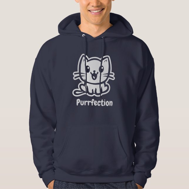 Moletom Perfeição, Lindo Anime Gato (Frente)