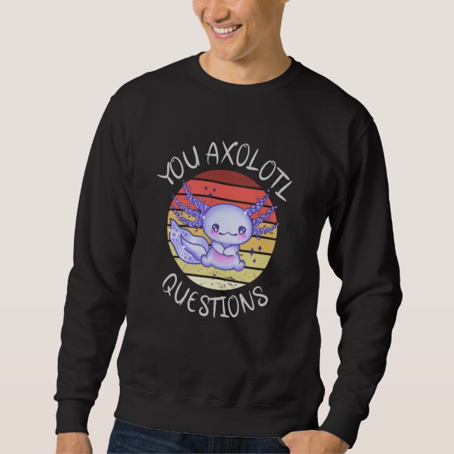 Moletom Perguntas axolotl (Frente)