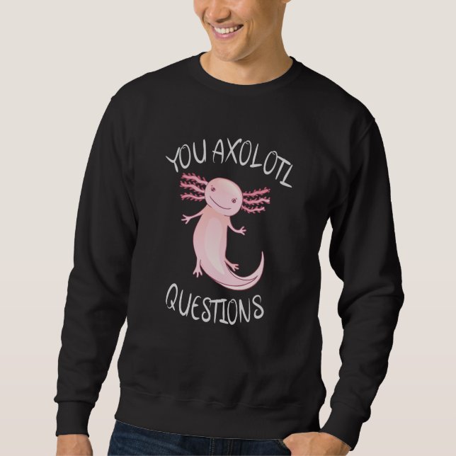 Moletom Perguntas axolotl (Frente)
