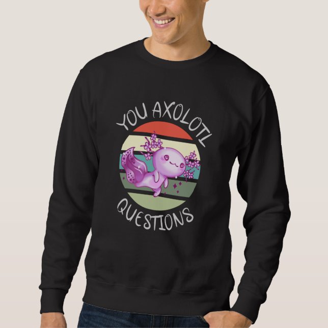 Moletom Perguntas axolotl (Frente)