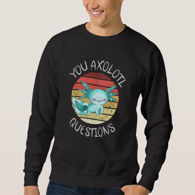 Moletom Perguntas axolotl (Frente)