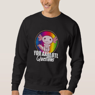 Moletom Perguntas sobre Axolotl Retro 90s Axolotl