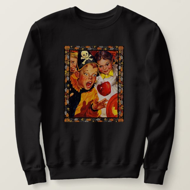 Moletom Perigos de Bobbing de maçã (Frente do Design)