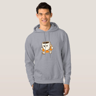 Moletom Personagem de Xícara de Café Divertido