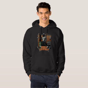 Moletom Personagem Máscara Irregular Streetwear - Gráfico