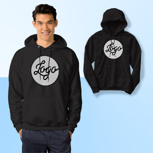 Moletom Personalização de Preto do Mens Hoodie