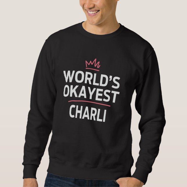 Moletom Personalização Personalizada Engraçada C do Okayes (Frente)