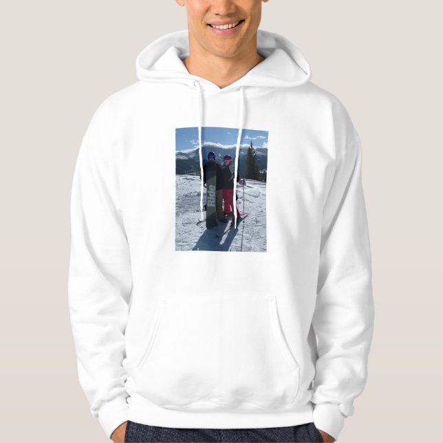 Moletom Personalizado Adicionar sua própria foto Hoodie (Frente)