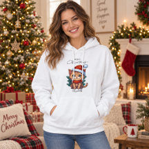 Moletom Personalizado de Natal com Gatinho Fofo