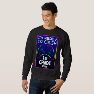 Moletom Personalizado Pronto para Dominar De Volta à Escol