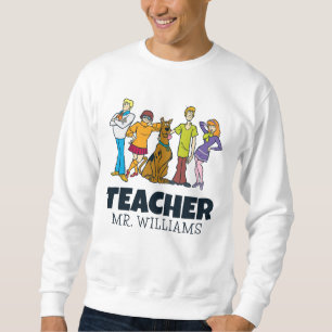 Moletom Personalizado Toda a Turma 14 Mistério Inc Profe