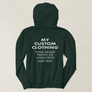 Moletom Personalizado Verde Floresta FEMININO