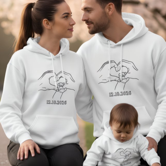 Moletom Personalized Family Hoodie (Criador carregado)