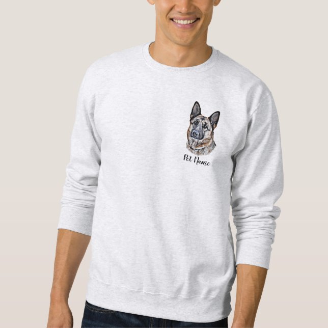 Moletom Personalized German Shepherd (Frente)