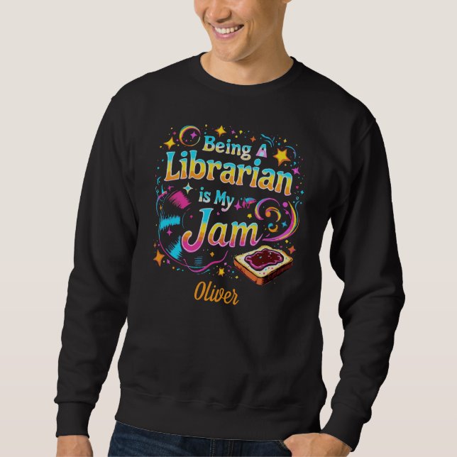 Moletom Personalized Librarian Gift (Frente)