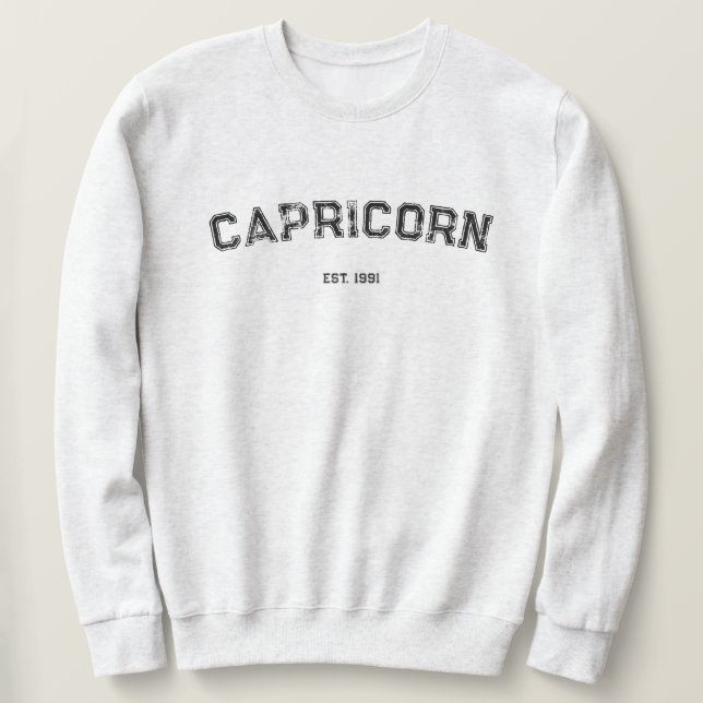 Moletom Personalized Zodiac Birth Year Sweatshirt (Frente do Design)