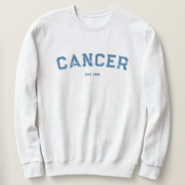 Moletom Personalized Zodiac Birth Year Sweatshirt (Frente do Design)
