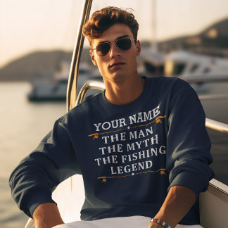 Moletom Personalizou O Homem O Mito Da Lenda De Pesca