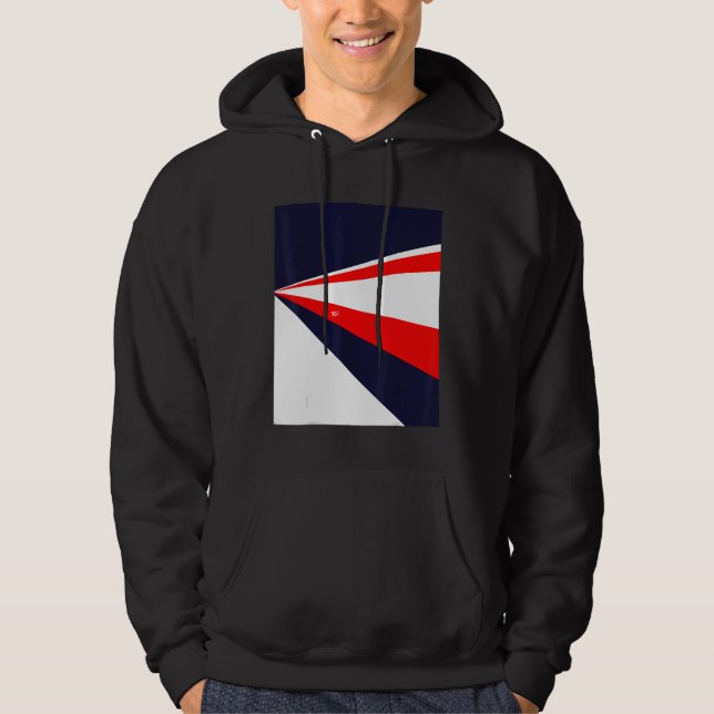Moletom Perspective retro design red white blue (Frente)